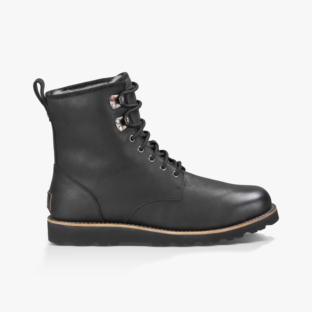 Bottes Classic UGG Hannen Tall Homme Noir Soldes 232VPFSH